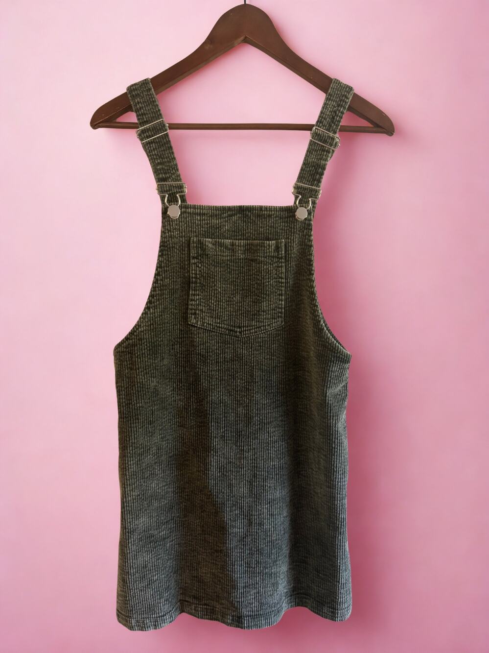 Molly Green Corduroy Overall Dress | Women's Small